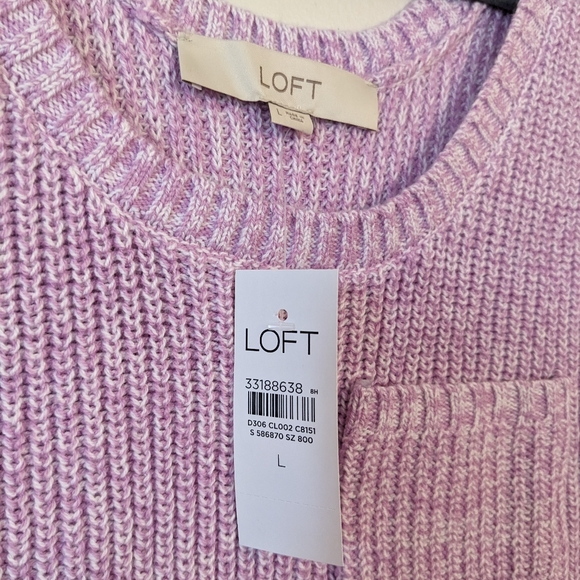 LOFT Ribbed Pocket Sweater Tank - Picture 5 of 7